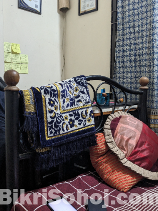 Bed & Table (Office Chair & Mattress, Pillow FREE)